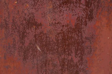 Eski paslı demir levha yüzeyine