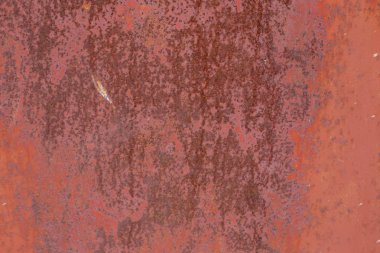 Eski paslı demir levha yüzeyine