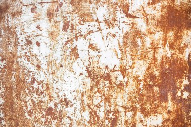 eski boyalı paslı demir levha