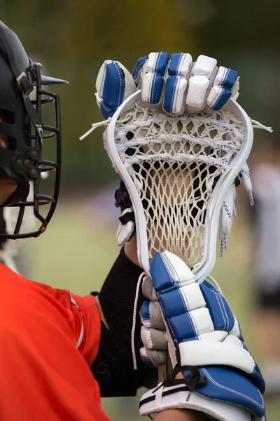 Foto Tema Lacrosse American Sports — Foto Stock