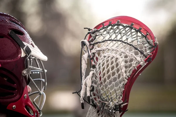 Lacrosse Thema Foto Amerikaanse Sporten — Stockfoto