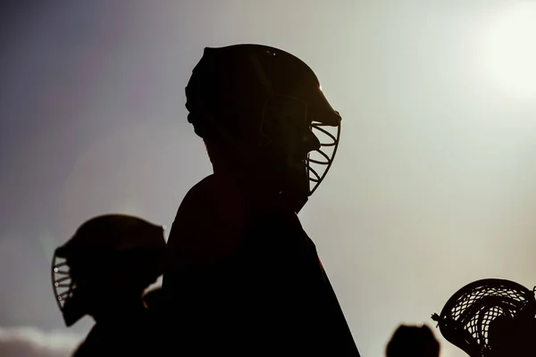 Lacrosse Foto Temática Esportes Americanos — Fotografia de Stock