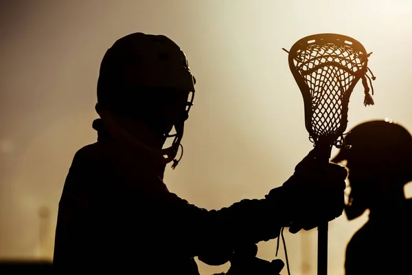 Lacrosse Témájú Fotó Amerikai Sports — Stock Fotó