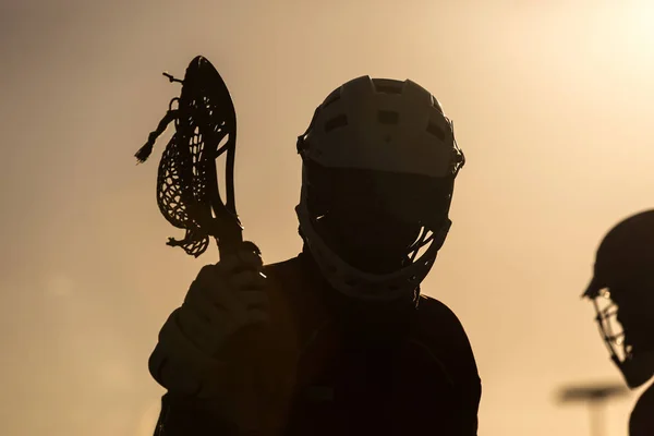 Lacrosse Thema Foto Amerikaanse Sporten — Stockfoto