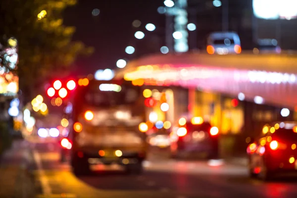 城市交通夜迷离 — 图库照片