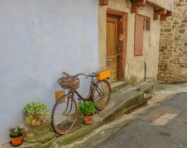 Sant Antonin Noble Val Mediodia Pirineos Francia Julio 2017 Bicicleta — Foto de Stock