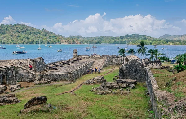 Fortyfikacja w zatoce Portobelo — Zdjęcie stockowe