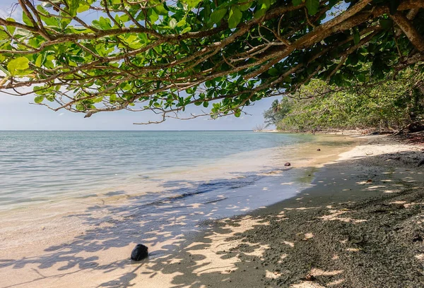 Plaża w Cahuita Np, Kostaryka — Zdjęcie stockowe