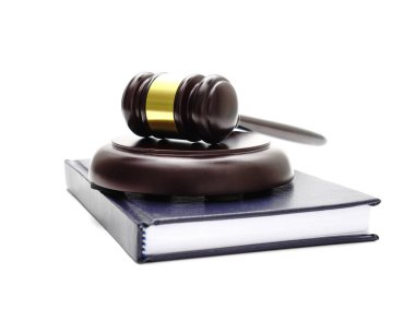 Hukuk tema, çekiç hakimin, adalet ölçek, kum saati, kitap