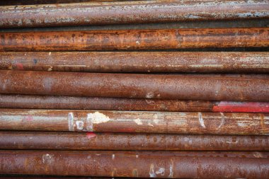 Eski paslı galvanizli demir doku desen arka plan