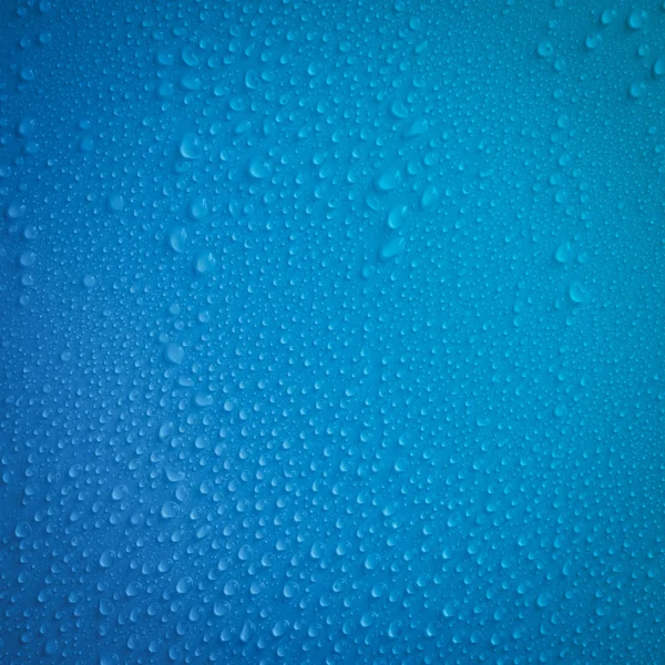 Gotas Água Transparentes Gotas Chuva Vapor Fluindo Fundos Sólidos — Fotografia de Stock