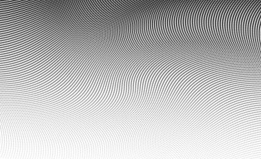 Arkaplanda yarım tonlu notalar var. Pop sanat şablonu, doku. Vektör illüstrasyonu