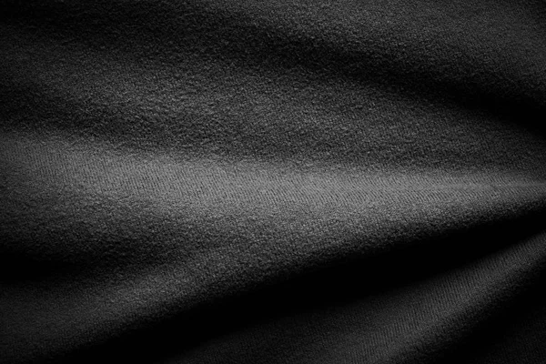 Black Background Abstract Cloth Texture Luxury Silk Dark Fabric — Stock Photo, Image