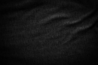 Siyah arka plan Soyut doku lüks ipek koyu kumaş.