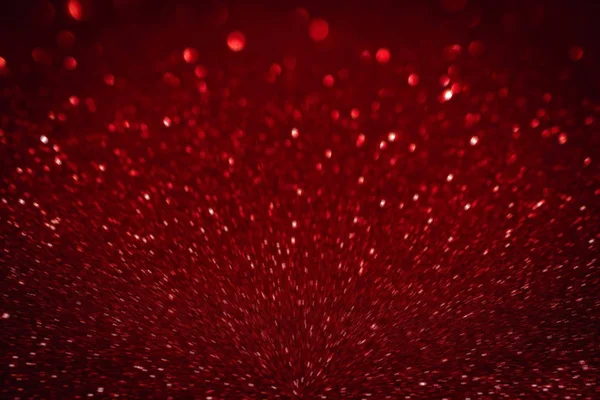 Fundo Vermelho Luz Padrão Natal Feriado Decoração Abstrata Bokeh Gllitter — Fotografia de Stock