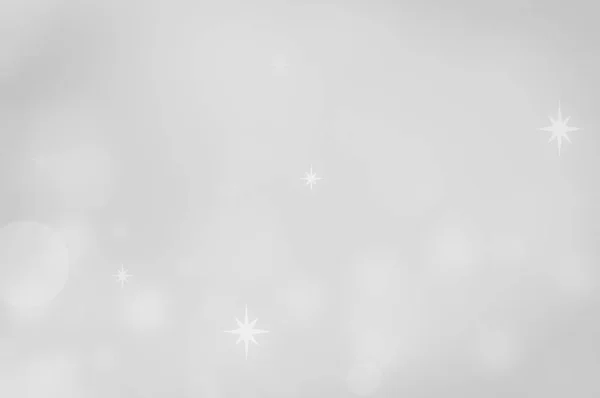 Белый Серебристый Огни Боке Абстрактного Фона — стоковое фото