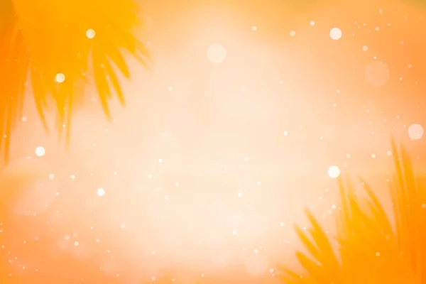 Letnie Tle Tropikalnych Palm Pozostawia Tle Niebo Morze Natura Niebieski — Zdjęcie stockowe