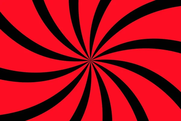 Roter Und Schwarzer Hintergrund Mit Strahlen Verdreht Abstrakten Hintergrund Vektor — Stockfoto