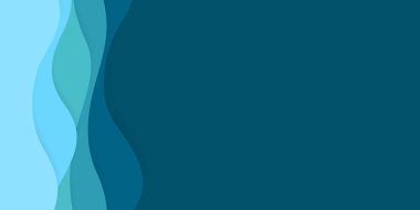 soyut mavi dalga arkaplan kağıdı soyut illüstrasyon