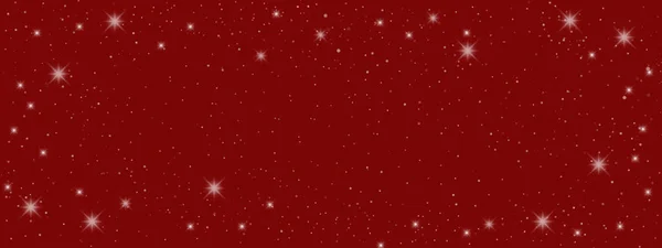 Abstract Rode Kerst Achtergrond Met Ster Glitter Rode Achtergrond Illustratie — Stockfoto