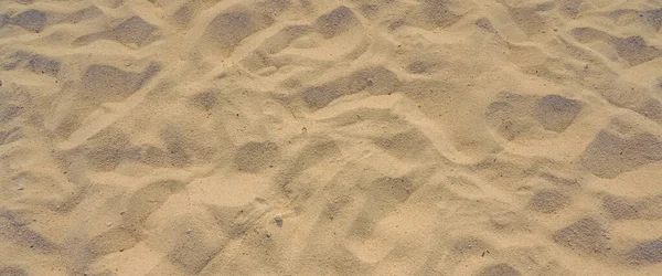 Коричневий Піщаний Фон Текстури Ногами Друку Пляжному Банері — стокове фото