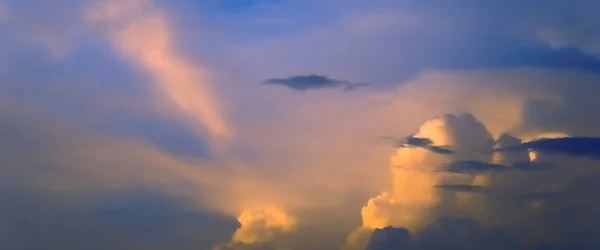 Coucher Soleil Sur Mer Avec Fond Ciel Bannière — Photo