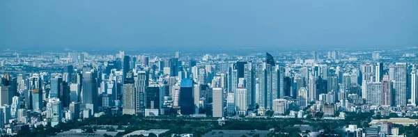 バンコクタイ 2020年7月1日 バンコクの近代都市の空中風景 — ストック写真