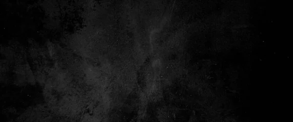 Dark Black Background Texture Abstract Grunge Background Banner — Stock Photo, Image