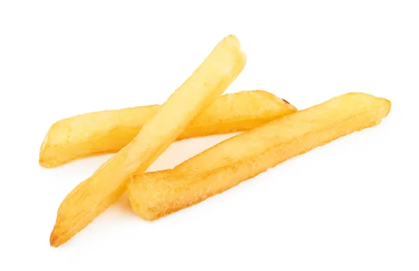 Pommes Frites Isoliert Auf Weißem Hintergrund — Stockfoto