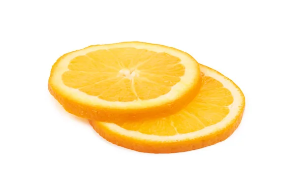 Pomerančové Ovoce Izolované Bílém Pozadí — Stock fotografie