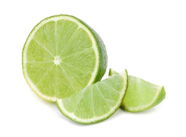 Lime frukt isolerade — Stockfoto
