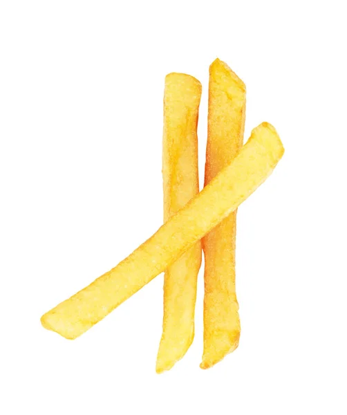 French fries on white — Stock Photo, Image