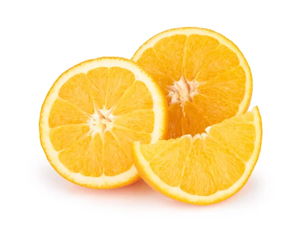 Orange fruit on white — Stock Photo, Image