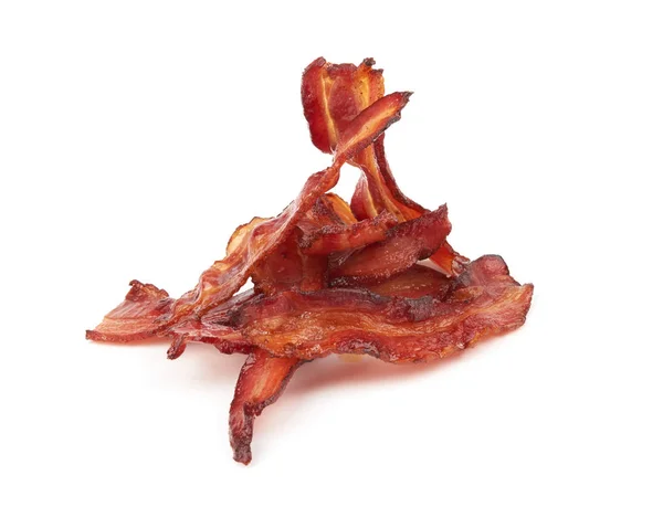 Vařené plátky slaniny — Stock fotografie