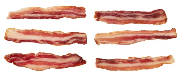 Bacon on white — Stock Photo, Image