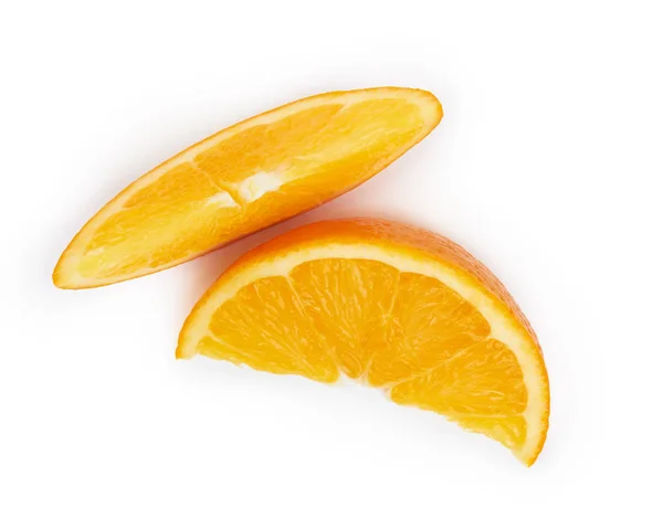 Orange fruit on white — Stock Photo, Image