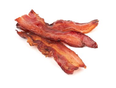 cooked slices of bacon clipart