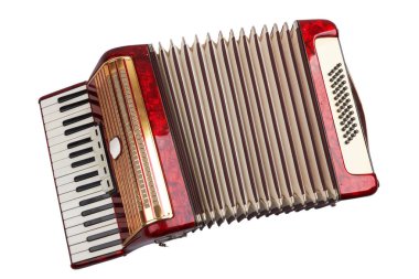 Retro akordeon izole