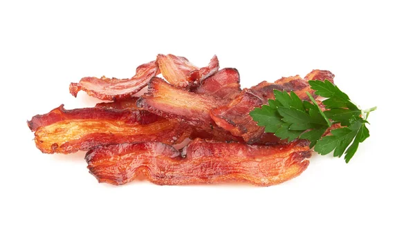 Cooked slices of bacon — Stock Photo, Image