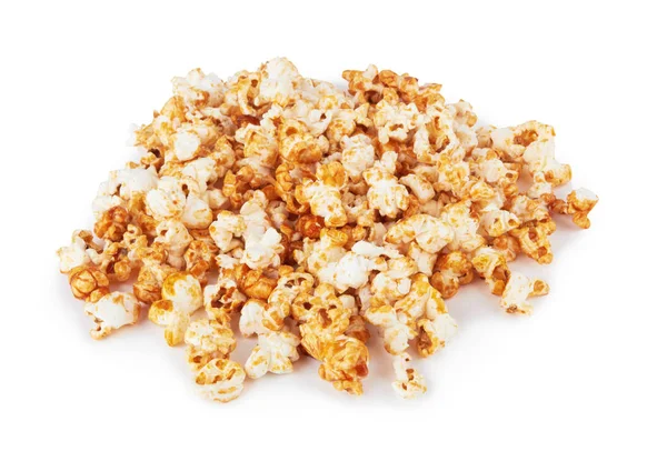 Popcorn on white — Stock Photo, Image