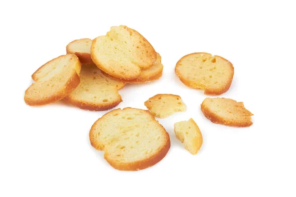 Galletas de trigo sobre blanco —  Fotos de Stock