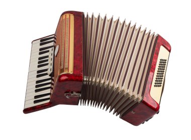 Retro akordeon izole