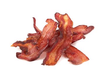 bacon on white clipart