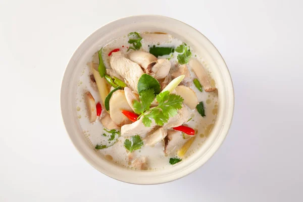 Tavuk Hindistancevizi Çorbası (Tom Kha Kai) Tayland yemeği