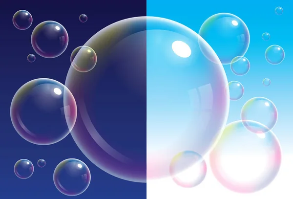 Мыльный Пузырь Векторная Иллюстрация Eps — стоковый вектор