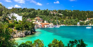 authentic Greece - beautiful Paxos. Ionian islands clipart