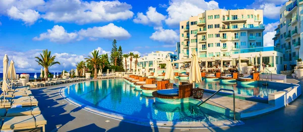 Vacances Relaxantes Dans Une Belle Station Balnéaire Protaras Chypre Île — Photo