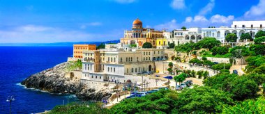 Santa Cesarea Terme - in Puglia, İtalya güneyinde güzel kıyı kenti.
