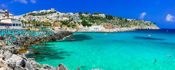 Castro Hermoso Centro Turístico Salento Puglia Italia —  Fotos de Stock