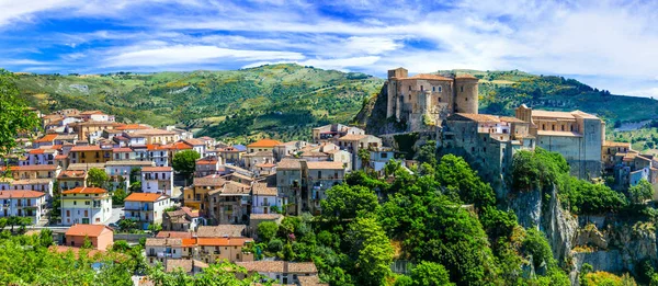 Oriolo Calabro Eines Der Schönsten Mittelalterlichen Dörfer Italiens Kalabrien — Stockfoto